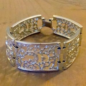 Vintage Sarah Coventry Silver Filigree Bracelet